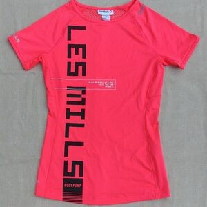 Reebok Women's Coral Pink Short Sleeve Tee